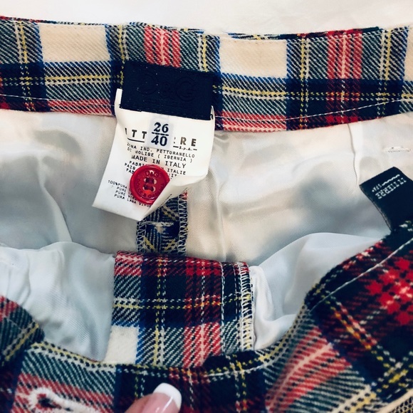 Vintage DOLCE AND GABANNA SKIRT TARTAN PLAID IN RARE NWT CONDITION Y2K 2001 - Picture 3 of 7